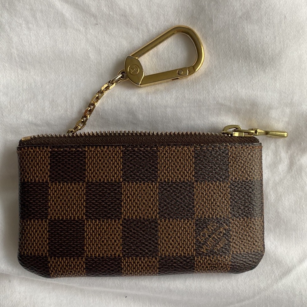 Louis Vuitton Key Pouch Cles Damier Ebene